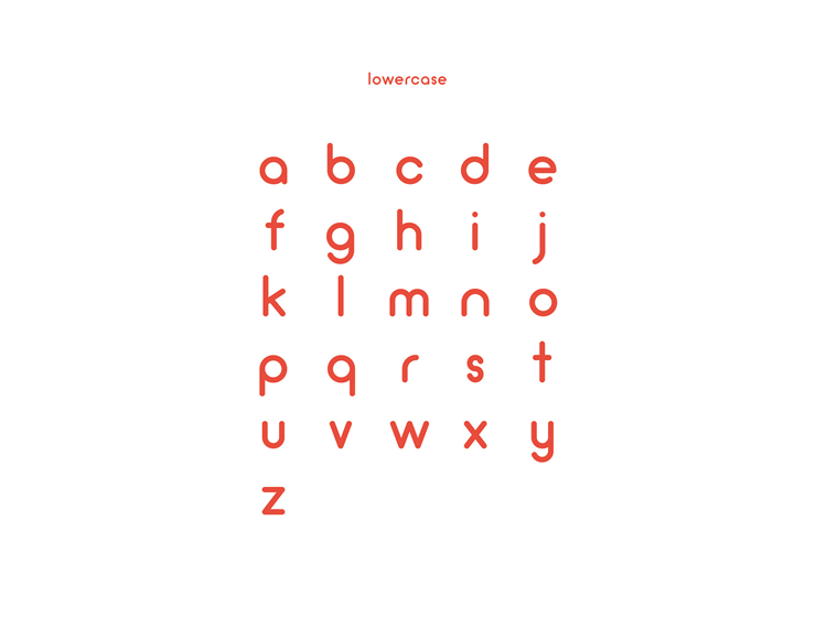 Arciform Font Geometric Lowercase