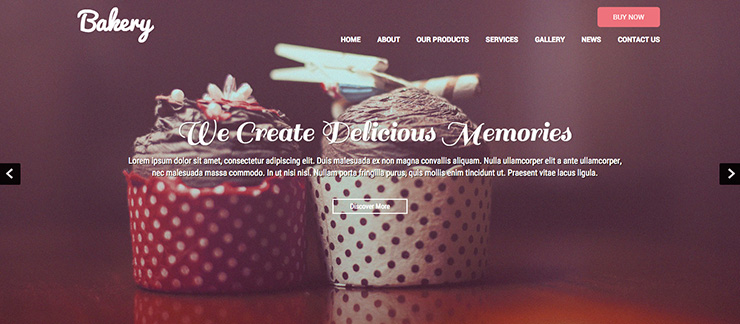 Bakery WordPress Theme