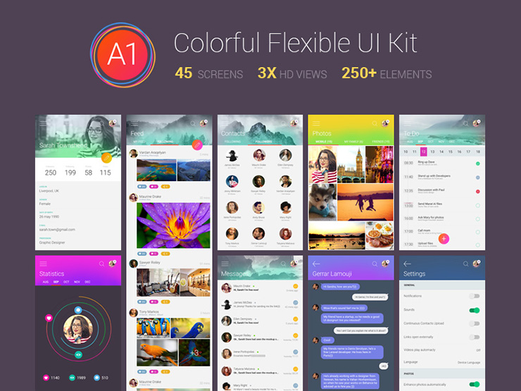 Colorful Flexible Ui Kit