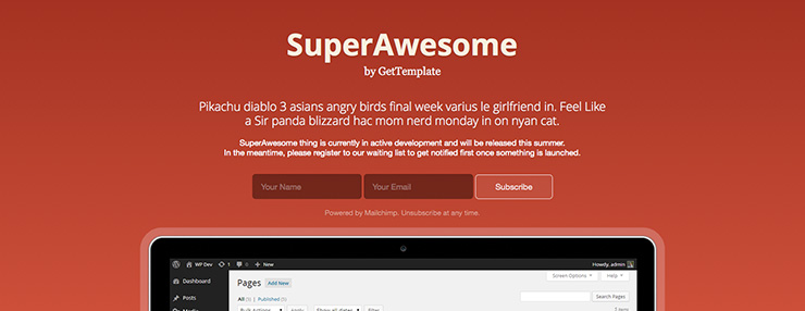 Coming Soon Html5 Template