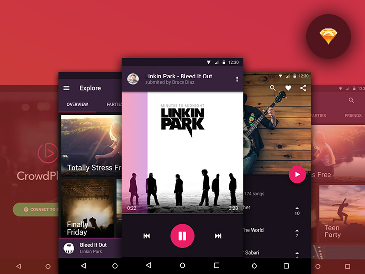 Crowd Player App Ui Kit