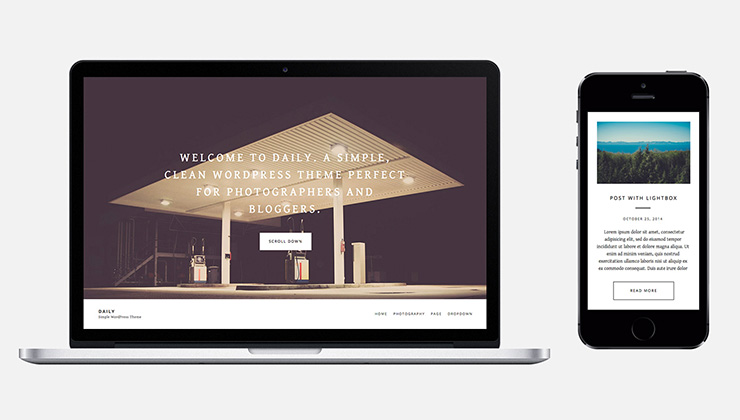 Daily Intro WordPress Theme