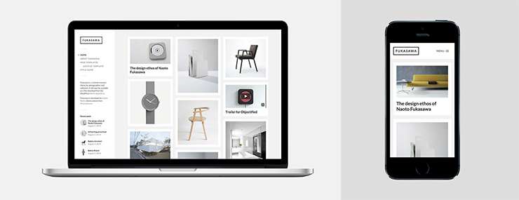 Fukasawa WordPress Theme