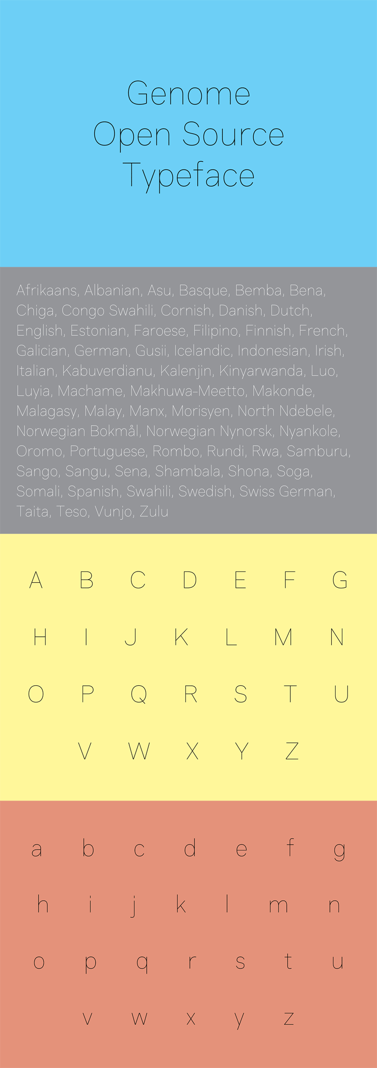 Genome - Open Source Font