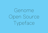Genome: A Super Clean Open Source Typeface