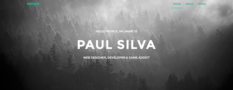 Instant Bootstrap Theme