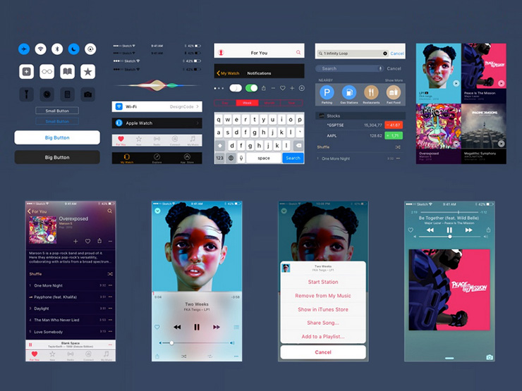 Ios 9 GUI