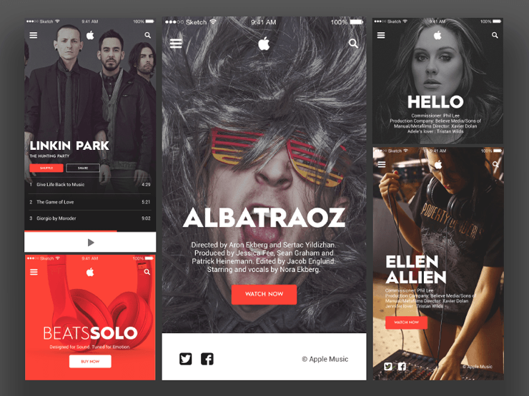 Music Player App Concept