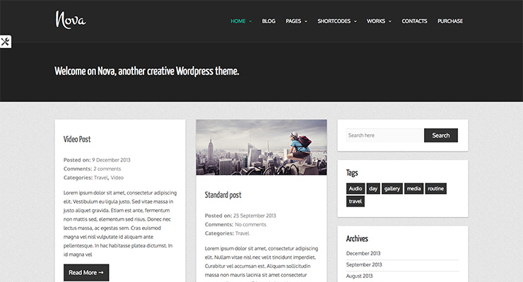 Nova Another Creative WordPress Theme