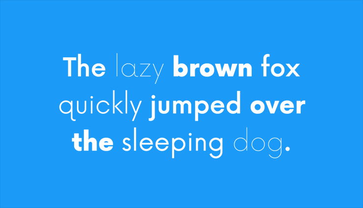 Now Free Open Source Geometric Font Preview