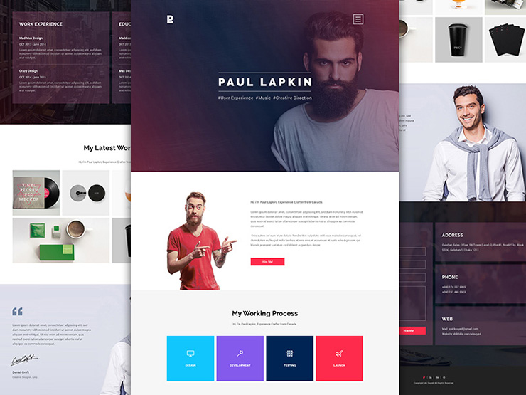 Personal Site Template