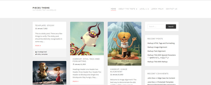 Pieces WordPress Theme
