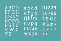 Free Font: Pifont – A Modern Display Slab Serif