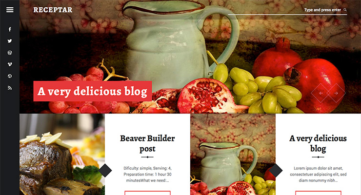 Receptar a Very Delicious Blog